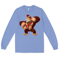 Colony Blue Donkey Kong 3D Poster Long Sleeve Tee - DesignPulse