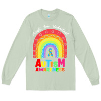 Matcha autism awareness month t  shirt autism awareness rainbow accept unders Long Sleeve Tee - DesignPulse