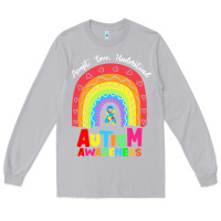 Moon Dust autism awareness month t  shirt autism awareness rainbow accept unders Long Sleeve Tee - DesignPulse