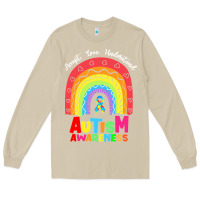 Mushroom autism awareness month t  shirt autism awareness rainbow accept unders Long Sleeve Tee - DesignPulse