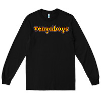 Black vengaboys Long Sleeve Tee - DesignPulse