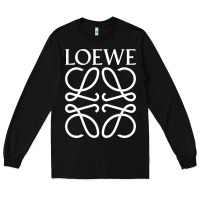 Black loewe Long Sleeve Tee - DesignPulse