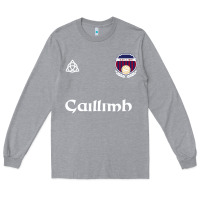 Heather Grey galway gaillimh irish gaelic football and hurling premium Long Sleeve Tee - DesignPulse
