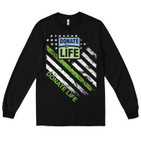 Black donate life Long Sleeve Tee - DesignPulse