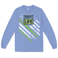 Colony Blue donate life Long Sleeve Tee - DesignPulse