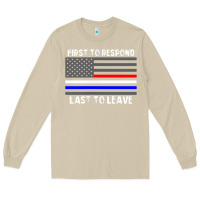 Mushroom police fire ems first responder american flag firefighter t shirt Long Sleeve Tee - DesignPulse
