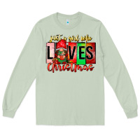Matcha just a girl who loves christmas Long Sleeve Tee - CowhideDigitalArt