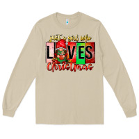 Mushroom just a girl who loves christmas Long Sleeve Tee - CowhideDigitalArt