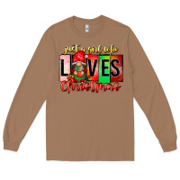 Toasted Coconut just a girl who loves christmas Long Sleeve Tee - CowhideDigitalArt