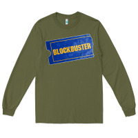 Army Green blockbuster Long Sleeve Tee - DesignPulse