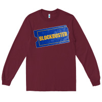 Burgundy blockbuster Long Sleeve Tee - DesignPulse