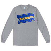 Heather Grey blockbuster Long Sleeve Tee - DesignPulse
