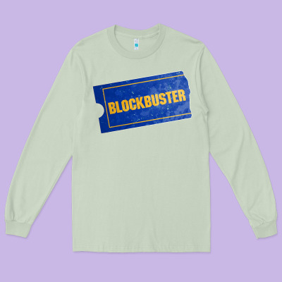 Blockbuster Long Sleeve Tee Designed By Designpulse