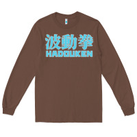 Chestnut hadouken street arcade fighter retro ryu gaming funny Long Sleeve Tee - DesignPulse