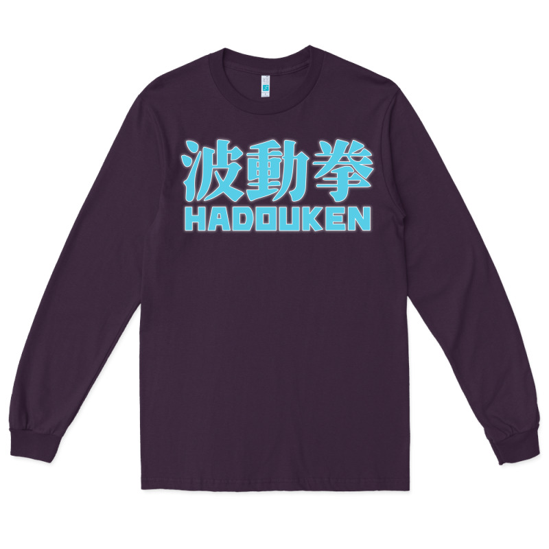 Hadouken Street Arcade Fighter Retro Ryu Gaming Funny Long Sleeve Tee by DesignPulse | Teevron