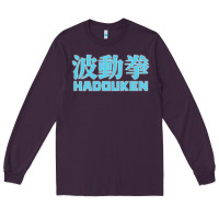 Plum hadouken street arcade fighter retro ryu gaming funny Long Sleeve Tee - DesignPulse