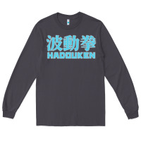 Smoke hadouken street arcade fighter retro ryu gaming funny Long Sleeve Tee - DesignPulse