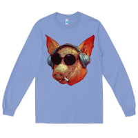 Colony Blue Blodwyn pig Long Sleeve Tee - DesignPulse
