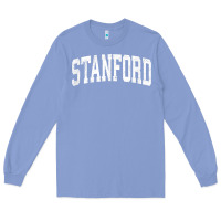 Colony Blue stanford california ca vintage athletic sports design t shirt Long Sleeve Tee - DesignPulse