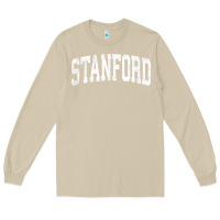 Mushroom stanford california ca vintage athletic sports design t shirt Long Sleeve Tee - DesignPulse