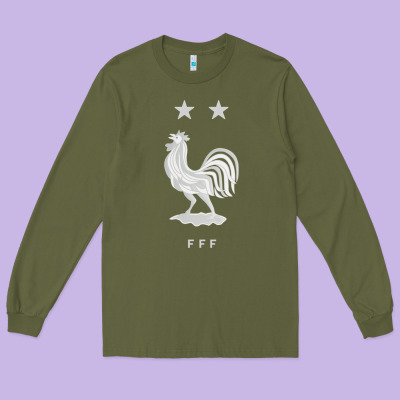 Fff Two Stars Long Sleeve Tee Designed By Designpulse