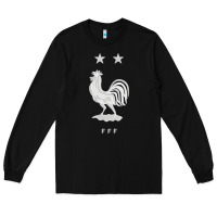 Black FFF Two Stars Long Sleeve Tee - DesignPulse