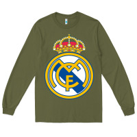 Army Green real,madrid Long Sleeve Tee - DesignPulse