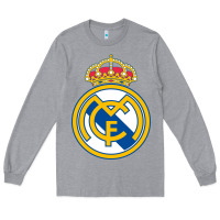 Heather Grey real,madrid Long Sleeve Tee - DesignPulse