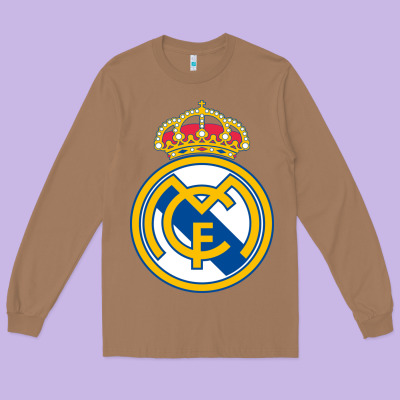 Real,madrid Long Sleeve Tee Designed By Designpulse