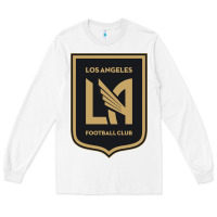 White LAFC Long Sleeve Tee - DesignPulse