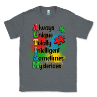Charcoal Heather always unique autism Classic Tee - OliviaCreatesArt