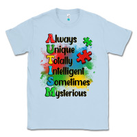 Dusty Blue always unique autism Classic Tee - OliviaCreatesArt