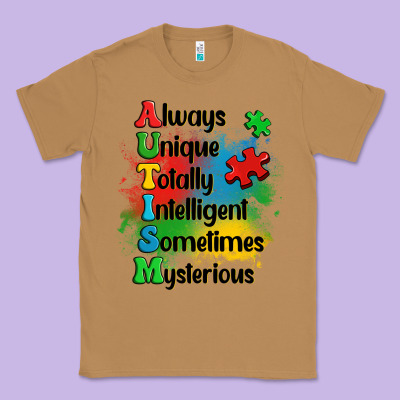 Always Unique Autism Classic Tee Designed By Oliviacreatesart