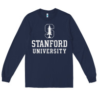 Navy stanford university logo Long Sleeve Tee - DesignPulse