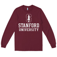 Burgundy stanford university logo Long Sleeve Tee - DesignPulse