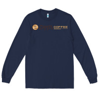 Navy ziggi's coffee Long Sleeve Tee - DesignPulse