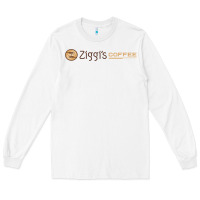 White ziggi's coffee Long Sleeve Tee - DesignPulse