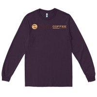 Plum ziggi's coffee Long Sleeve Tee - DesignPulse