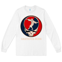 White grateful dude Long Sleeve Tee - DesignPulse