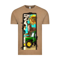 Vintage Coffee farm life alphabet lowercase letters l Vintage Tee - BundleAndBundleShop