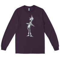 Plum vintage wizard of oz tinman Long Sleeve Tee - DesignPulse