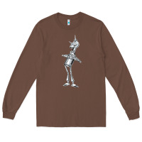 Chestnut vintage wizard of oz tinman Long Sleeve Tee - DesignPulse