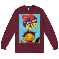 Burgundy Sid The Science Kid for friend Long Sleeve Tee - DesignPulse