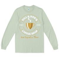 Matcha bill and bob coffee shop aa recovery gift t shirt Long Sleeve Tee - PixelWave
