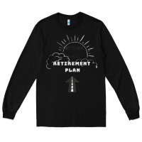 Black the rapture is my retirement plan bible heaven jesus Long Sleeve Tee - PixelWave