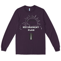 Plum the rapture is my retirement plan bible heaven jesus Long Sleeve Tee - PixelWave