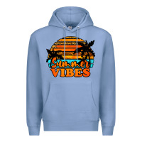 Colony Blue Summer Vibes Premium Hoodie - Jasminsmagicworld