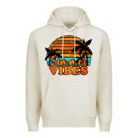 Oatmeal Heather Summer Vibes Premium Hoodie - Jasminsmagicworld