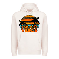 Pale Pink Summer Vibes Premium Hoodie - Jasminsmagicworld