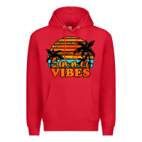 Red Summer Vibes Premium Hoodie - Jasminsmagicworld